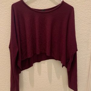 Lightly cropped sweater